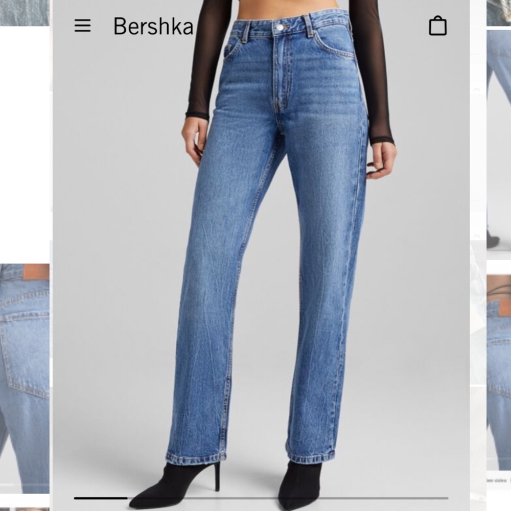 Bershka high waisted straight leg size US00 / EUR32 / MEX22. Tried on never worn
